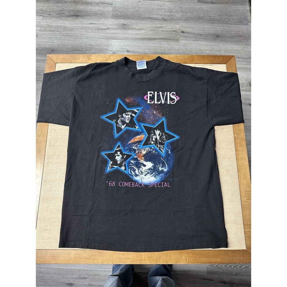 Vintage Elvis Presley '68 Comeback Special 30th Anniversary T Shirt Size XL